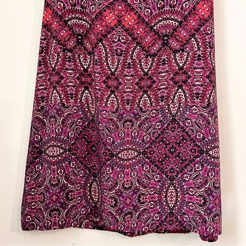 Cynthia Rowley 100% Silk Batik Print Midi Skirt - Picture 3 of 11